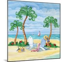 Whimsy Bay Chairs I-Paul Brent-Mounted Art Print