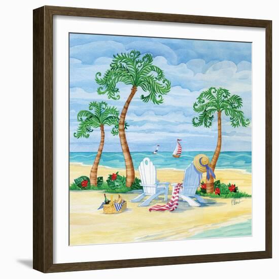 Whimsy Bay Chairs I-Paul Brent-Framed Premium Giclee Print