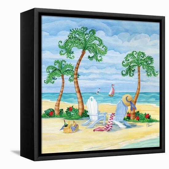 Whimsy Bay Chairs I-Paul Brent-Framed Stretched Canvas