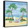 Whimsy Bay Chairs I-Paul Brent-Framed Stretched Canvas