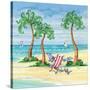 Whimsy Bay Chairs II-Paul Brent-Stretched Canvas