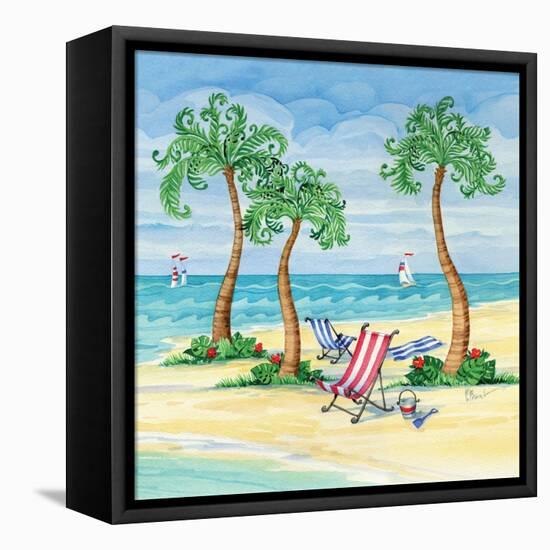 Whimsy Bay Chairs II-Paul Brent-Framed Stretched Canvas