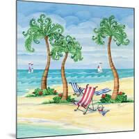 Whimsy Bay Chairs II-Paul Brent-Mounted Art Print