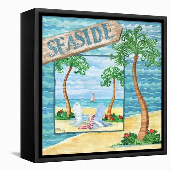 Whimsy Bay Collage I-Paul Brent-Framed Stretched Canvas