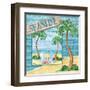 Whimsy Bay Collage I-Paul Brent-Framed Art Print