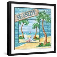 Whimsy Bay Collage I-Paul Brent-Framed Art Print