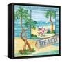 Whimsy Bay Collage II-Paul Brent-Framed Stretched Canvas