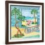 Whimsy Bay Collage II-Paul Brent-Framed Art Print