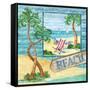 Whimsy Bay Collage II-Paul Brent-Framed Stretched Canvas