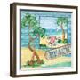 Whimsy Bay Collage II-Paul Brent-Framed Art Print