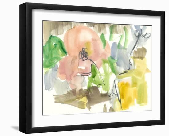 Whimsy in the Garden II-Jennifer Goldberger-Framed Art Print