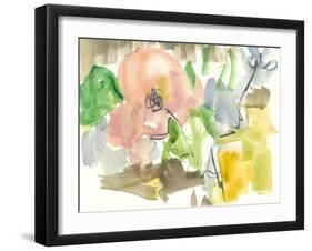 Whimsy in the Garden II-Jennifer Goldberger-Framed Art Print