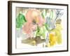 Whimsy in the Garden II-Jennifer Goldberger-Framed Art Print