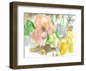 Whimsy in the Garden II-Jennifer Goldberger-Framed Art Print