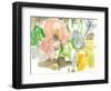 Whimsy in the Garden II-Jennifer Goldberger-Framed Art Print