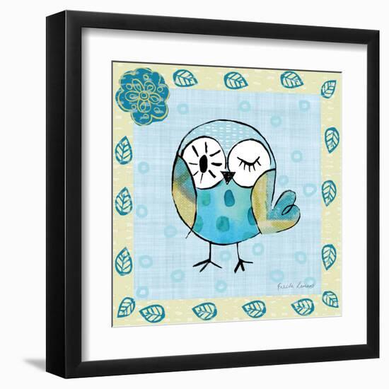 Whimsy Owls I-Farida Zaman-Framed Art Print