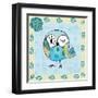 Whimsy Owls I-Farida Zaman-Framed Art Print