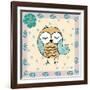 Whimsy Owls IV-Farida Zaman-Framed Art Print