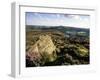 Whinstone Lee Tor and Derwent Moors, Derwent Edge, Peak District National Park, Derbyshire, England-Neale Clarke-Framed Photographic Print