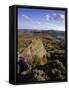 Whinstone Lee Tor and Derwent Moors, Derwent Edge, Peak District National Park, Derbyshire, England-Neale Clarke-Framed Stretched Canvas