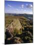 Whinstone Lee Tor and Derwent Moors, Derwent Edge, Peak District National Park, Derbyshire, England-Neale Clarke-Mounted Photographic Print