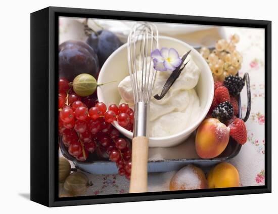 Whipped Cream with Berries and Fruit-Eising Studio - Food Photo and Video-Framed Stretched Canvas