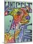 Whippet Love-Dean Russo-Mounted Giclee Print