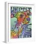 Whippet Love-Dean Russo-Framed Giclee Print