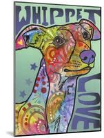 Whippet Love-Dean Russo-Mounted Giclee Print