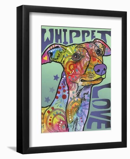 Whippet Love-Dean Russo-Framed Premium Giclee Print