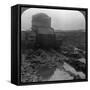 Whippet Tank on a Muddy Battlefield, Morcourt, France, World War I, 1918-null-Framed Stretched Canvas