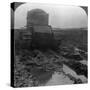 Whippet Tank on a Muddy Battlefield, Morcourt, France, World War I, 1918-null-Stretched Canvas