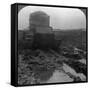 Whippet Tank on a Muddy Battlefield, Morcourt, France, World War I, 1918-null-Framed Stretched Canvas