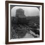 Whippet Tank on a Muddy Battlefield, Morcourt, France, World War I, 1918-null-Framed Photographic Print
