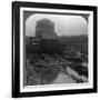 Whippet Tank on a Muddy Battlefield, Morcourt, France, World War I, 1918-null-Framed Photographic Print