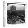 Whippet Tank on a Muddy Battlefield, Morcourt, France, World War I, 1918-null-Framed Photographic Print