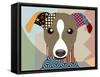 Whippet-Lanre Adefioye-Framed Stretched Canvas