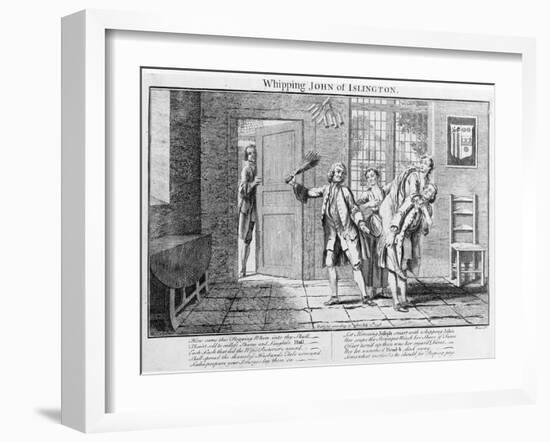 Whipping John of Islington, 1748-null-Framed Giclee Print