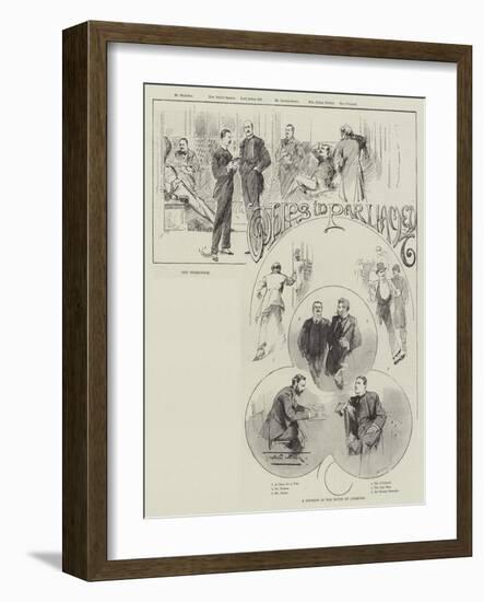 Whips in Parliament-Thomas Walter Wilson-Framed Giclee Print