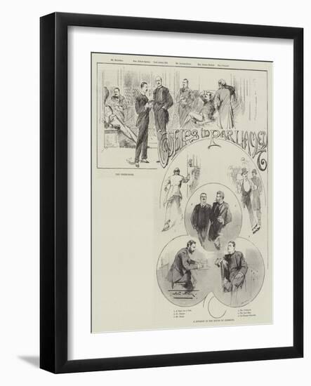 Whips in Parliament-Thomas Walter Wilson-Framed Giclee Print