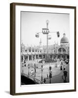 Whirl of the Whirl, Luna Park, Coney Island, N.Y.-null-Framed Photo