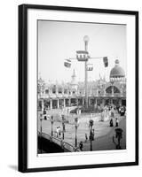 Whirl of the Whirl, Luna Park, Coney Island, N.Y.-null-Framed Photo