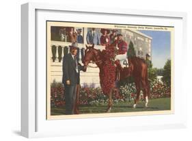 Whirlaway, Kentucky Derby Winner-null-Framed Art Print