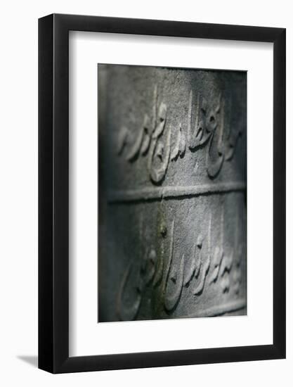 Whirling dervish's tombstone, Istanbul, Turkey-Godong-Framed Photographic Print