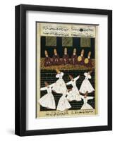 Whirling Dervishes (16th C)-null-Framed Art Print