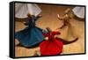 Whirling Dervishes at the Dervishes Festival, Konya, Central Anatolia, Turkey, Asia Minor, Eurasia-Bruno Morandi-Framed Stretched Canvas