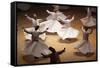 Whirling Dervishes at the Dervishes Festival, Konya, Central Anatolia, Turkey, Asia Minor, Eurasia-Bruno Morandi-Framed Stretched Canvas