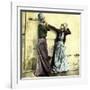 Whirling Dervishes in Cairo (Egypt)-Leon, Levy et Fils-Framed Photographic Print