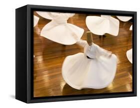 Whirling Dervishes, Istanbul, Turkey-Peter Adams-Framed Stretched Canvas