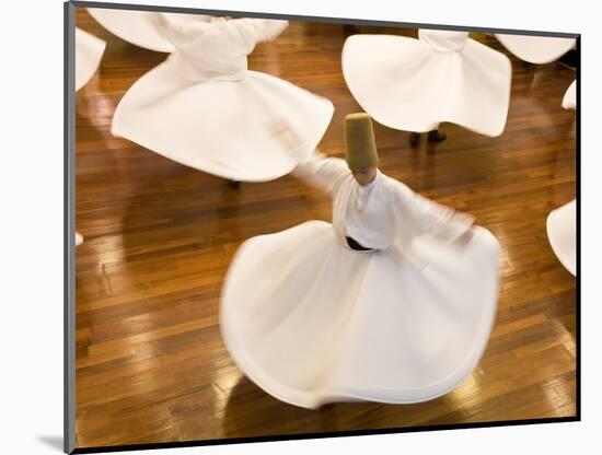 Whirling Dervishes, Istanbul, Turkey-Peter Adams-Mounted Photographic Print